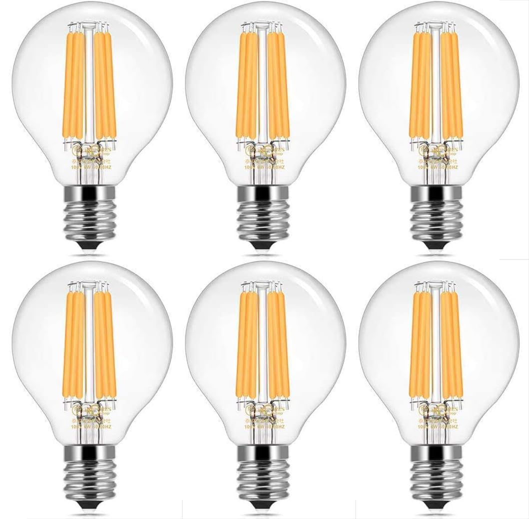 Amazon | LED電球 E17口金 60W形相当 電球色 G50 フィラメント電球 全